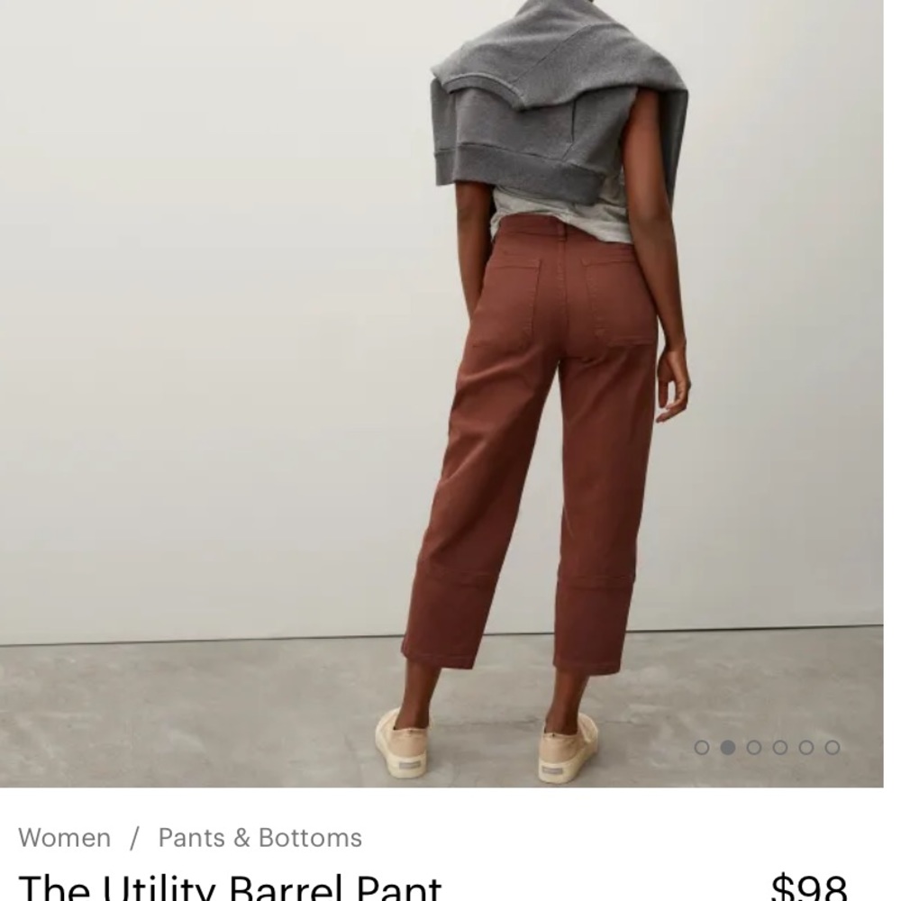 Everlane Utility Barrell Pants